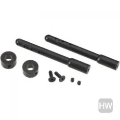 Duratrax Nylon Body Posts Black 3.5in Pr