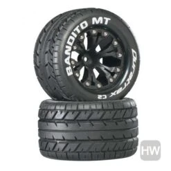 Duratrax Bandito MT 2.8 Mtd Offset Blk Pr
