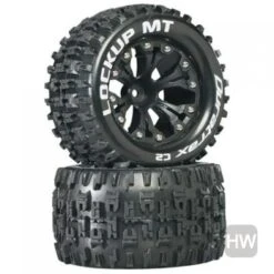 Duratrax Lockup MT 2.8 Mtd 12mm OS Blk Pr