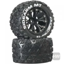 Duratrax Sidearm MT 2.8 Rear Mtd Black Pr
