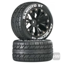 Duratrax Bandito ST 2.8 Mtd Rr Blk Pr