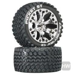 Duratrax Picket ST 2.8 Mtd Rr Chr Pr