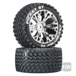 Duratrax Picket ST 2.8 Mtd Offset Chr Pr