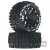 Duratrax Lockup ST 2.8 Mtd Rear Black Pr