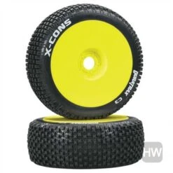 Duratrax X-Cons 1/8 Buggy Tires Mtd Pr