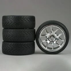 DURATRAX DTXC2806 10-Spoke Chrome Wheel, Radial (4)