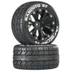 DURATRAX DTXC3542 Bandito ST 2.8" 2WD Mounted Rear C2 Tires, Black (2)