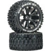 Duratrax Six Pack ST 2.8" 2WD Mounted Rear C2 Tires (Black, 2pcs) -Duratrax Store DTXC3560