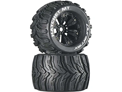 Duratrax Hatchet MT 3.8" Mounted 1/2" Offset Tires (Black, 2pcs) 3 Duratrax Hatchet MT 3.8" Mounted 1/2" Offset Tires (Black, 2pcs)