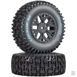Duratrax 17.Lockup SC Tires Mtd For SC10 Pr