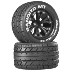Duratrax Bandito MT 2.8 Truck Mounted 1/2 Offset C2 Black (2)