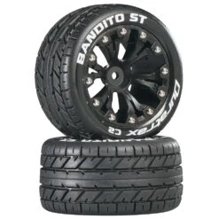 Duratrax Bandito ST 2.8 Truck 2WD Mounted Rear C2 Black (2)