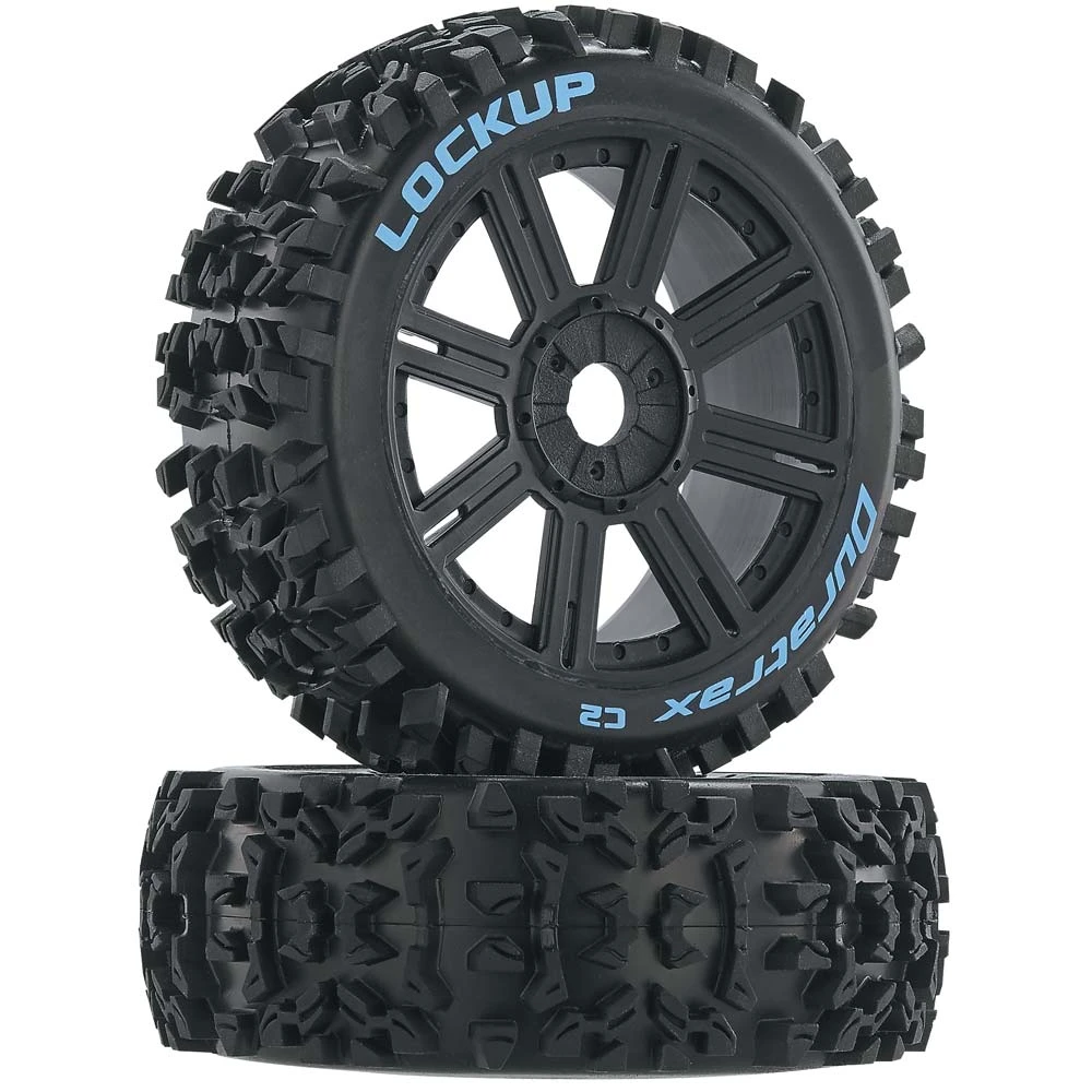 Duratrax Lockup Buggy Tire C2 Mounted Spoke Black (2) 3 Duratrax Lockup Buggy Tire C2 Mounted Spoke Black (2)