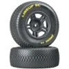 Duratrax Lineup SC Tire C2 Mntd Blk Slash Blitz SCRT10 (2) -Duratrax Store g dtxc3679