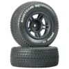 Duratrax Shotgun SC Tire C2 Mntd Black Slash Front (2)