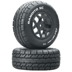 Duratrax Bandito SC Tire C2 Mounted Losi Ten SCTE 4x4 (2)